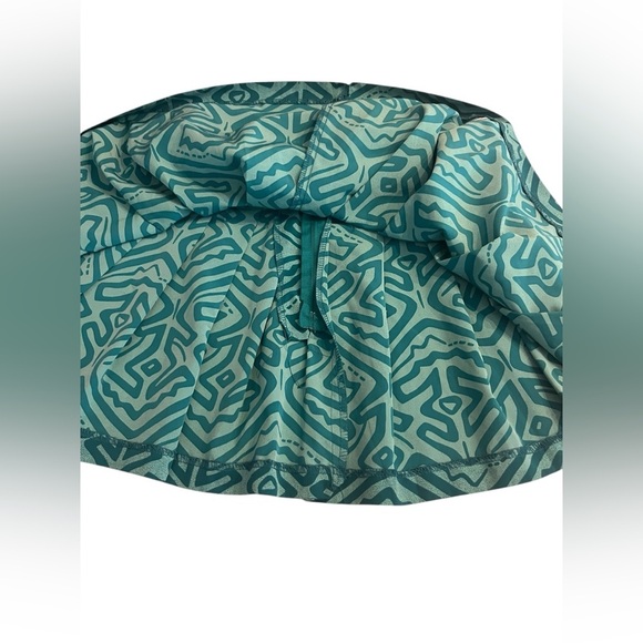 Vintage Le Coq Sportif Geometric Print Tennis Golf Skirt Sz 6 - Picture 5 of 9